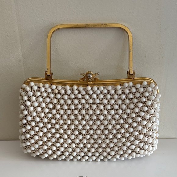 Handbags - Vintage beaded 1950’s handmade in Hong Kong